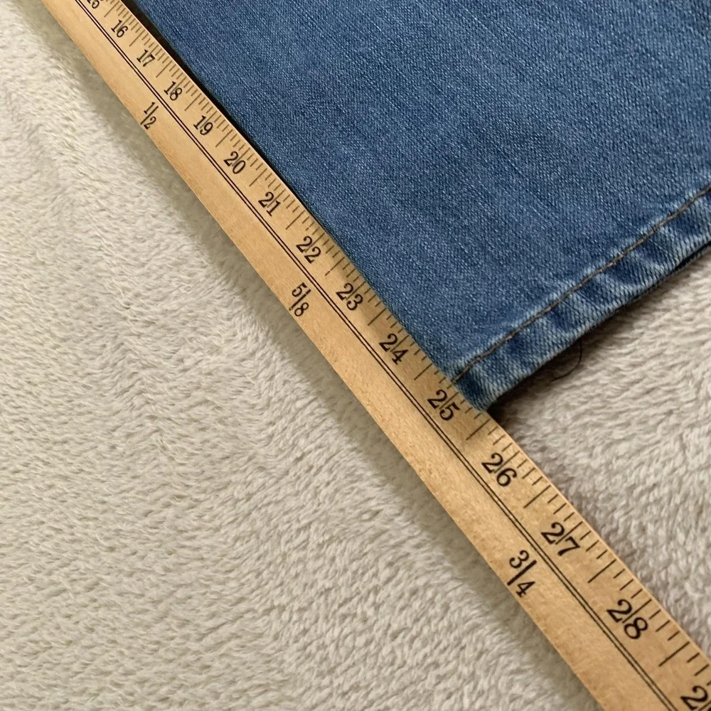 Levis 550 Relaxed Jeans Girls 10 25x25 Blue Medium Wash Mid‎ Rise Straight Denim